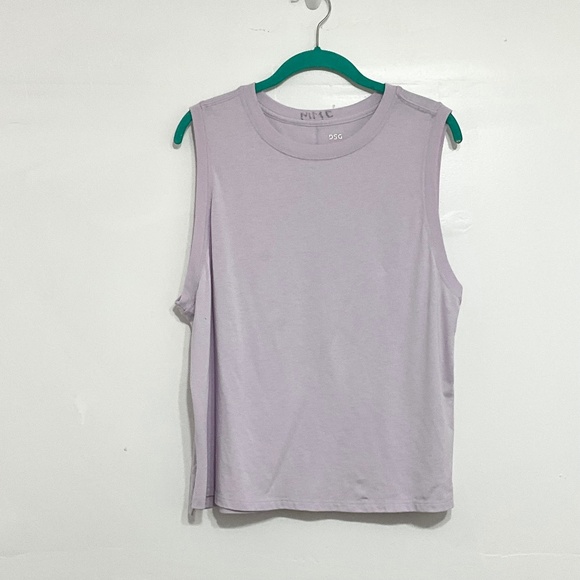 DSG Junior Crew Neck Sleeveless Tank Cotton Blend Lilac Size XL - Picture 1 of 5